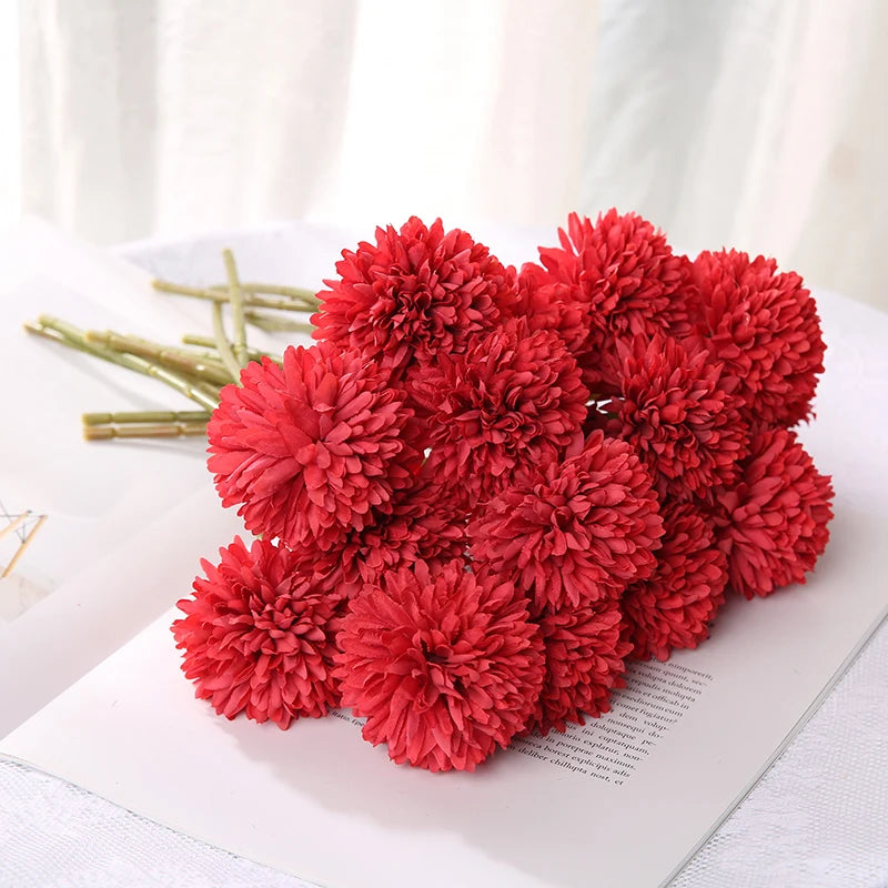 3/5Pcs Hydrangea Artificial Flowers Bouquet For Home Bedroom Decor Wedding Decoration Craft Vases Flower Arrangement Accessories