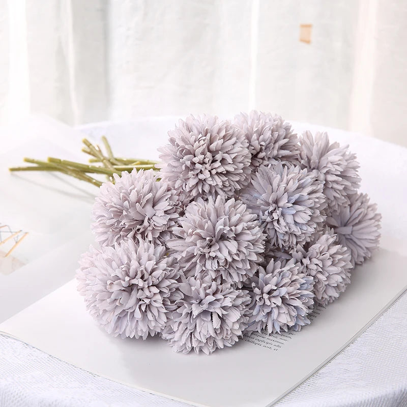 3/5Pcs Hydrangea Artificial Flowers Bouquet For Home Bedroom Decor Wedding Decoration Craft Vases Flower Arrangement Accessories