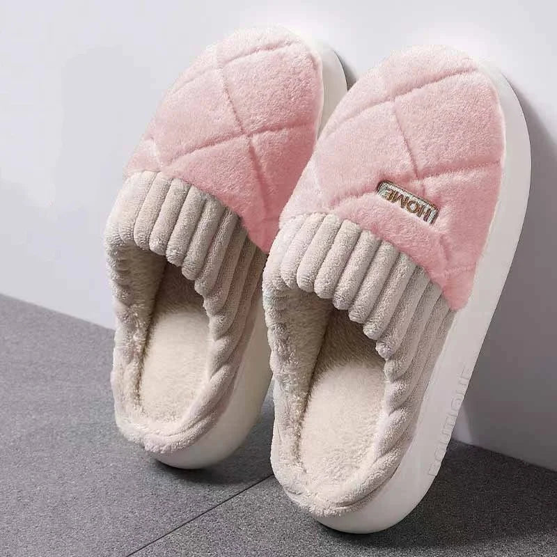 Women’s Plush Indoor Slippers – Soft, Warm & Anti-Slip