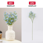 1/3/5pcs Artificial Baby's Breath Flowers White Gypsophila Bouquet for Wedding Party Home Decor DIY Fake Plants