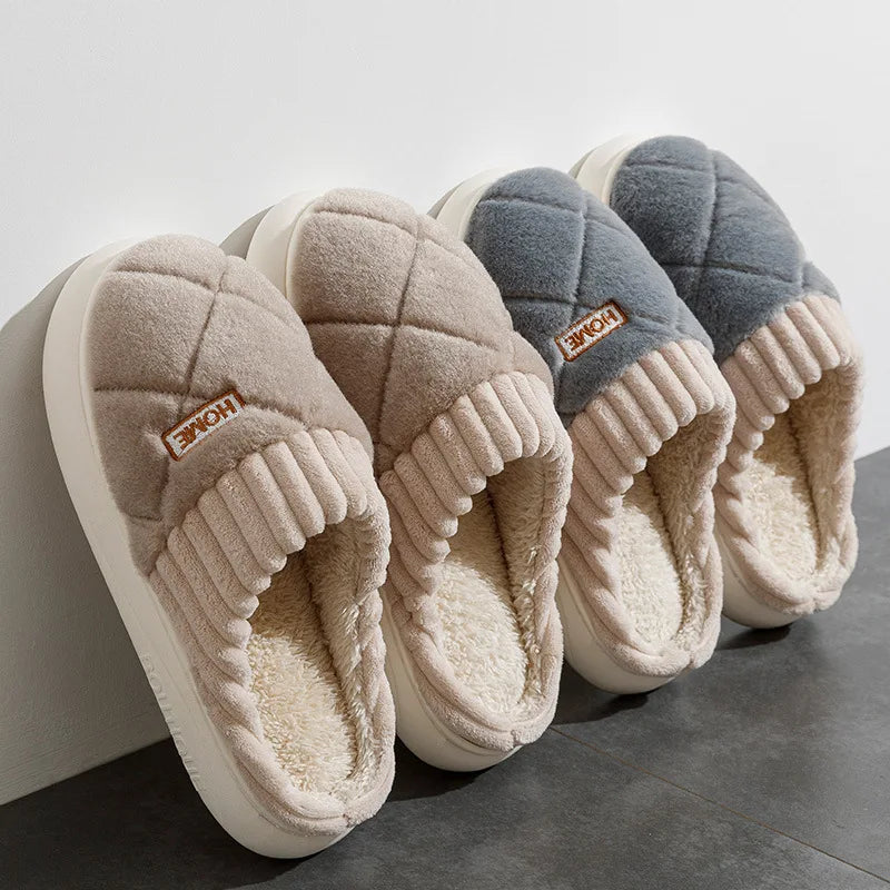 Women’s Plush Indoor Slippers – Soft, Warm & Anti-Slip