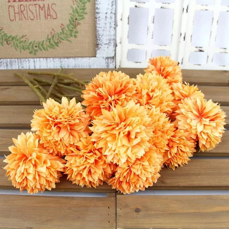 3/5Pcs Hydrangea Artificial Flowers Bouquet For Home Bedroom Decor Wedding Decoration Craft Vases Flower Arrangement Accessories