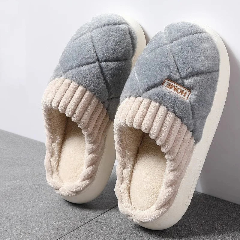 Women’s Plush Indoor Slippers – Soft, Warm & Anti-Slip