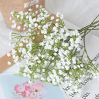 1/3/5pcs Artificial Baby's Breath Flowers White Gypsophila Bouquet for Wedding Party Home Decor DIY Fake Plants