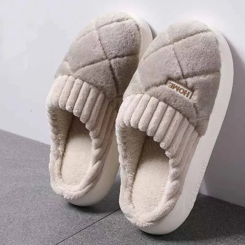 Women’s Plush Indoor Slippers – Soft, Warm & Anti-Slip