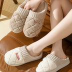 Women’s Plush Indoor Slippers – Soft, Warm & Anti-Slip