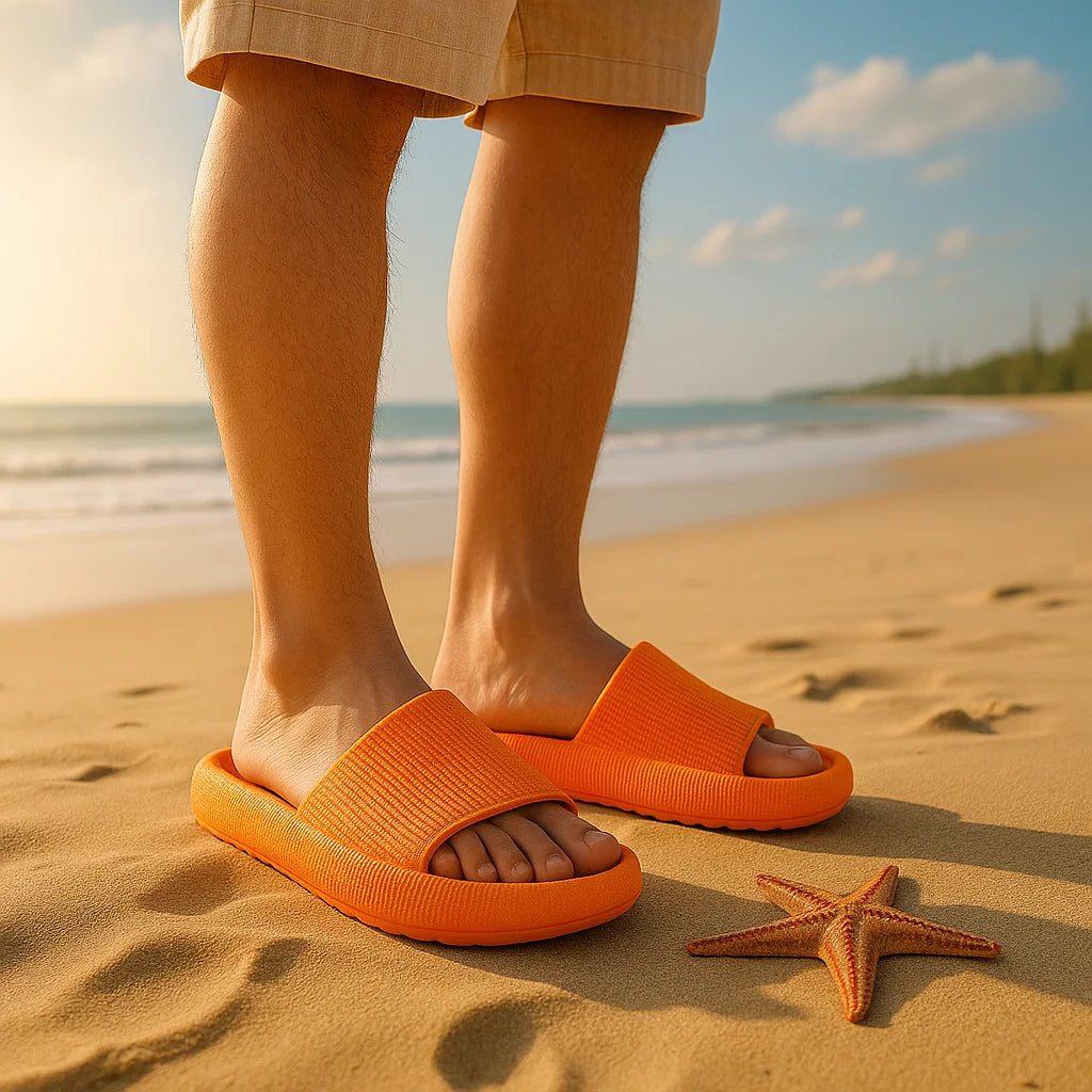 EVA Cloud Comfort Beach Slippers – 4cm Thick Sole