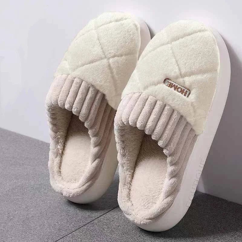 Women’s Plush Indoor Slippers – Soft, Warm & Anti-Slip